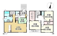 DEMO-01 ●セキスイハイム施工の軽量鉄骨造
●2023年2月建築の長期優良住宅。
●オール電化住宅、太陽光発電システム付き