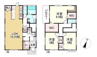 DEMO-01 ●エスバイエルホーム施工
●太陽光発電(10.24kw)付のオール電化住宅
●全室6帖以上の3LDK
●角地、駐車2台可(車種による)